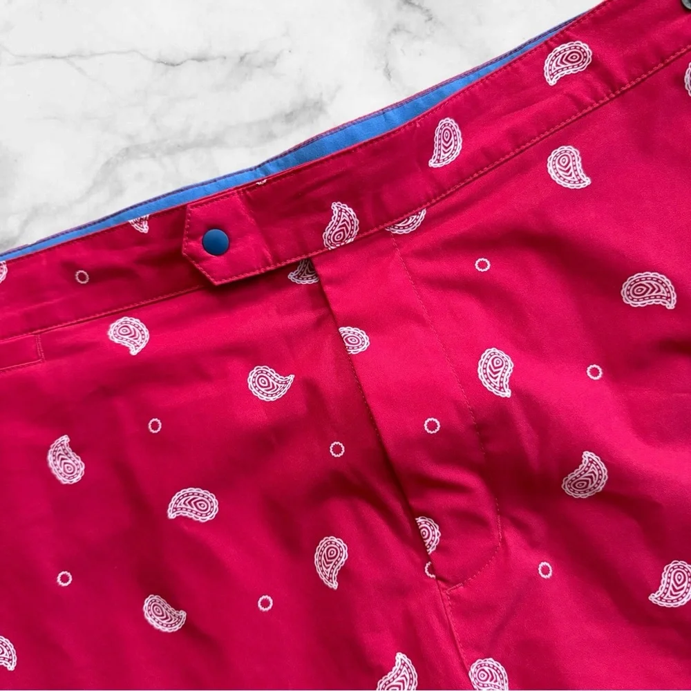 NWOT Men's 2019 U.S. Open B. Draddy Red‎ Swim Board Shorts SZ XL Adjustable
